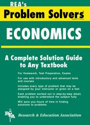 Cover of: The Economics problem solver: a complete solution guide to any textbook