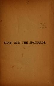 Cover of: Spain and the Spaniards
