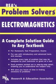Cover of: Electromagnetics Problem Solver (Problem Solvers) by Research and Education Association