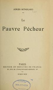 Cover of: Le pauvre pécheur by Adrien Mithouard