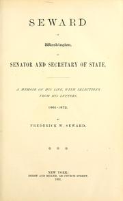 Cover of: William H. Seward by William Henry Seward, Frederick William Seward, William Henry Seward