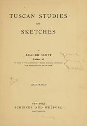 Cover of: Tuscan studies and sketches.