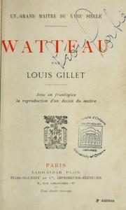 Cover of: Watteau: un grand maître du XVIIIe siècle