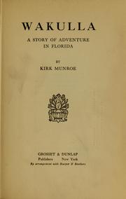 Cover of: Wakulla by Munroe, Kirk