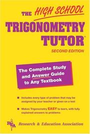 Cover of: The high school trigonometry tutor