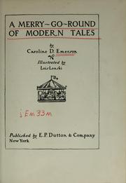 Cover of: A merry-go-round of modern tales by Caroline Dwight Emerson