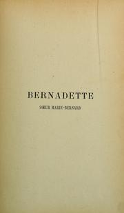 Cover of: Bernadette by Henri Lasserre