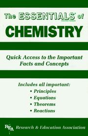 Cover of: Essentials of Chemistry (Essentials)