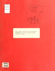 Card plans, rules and regulations, commercial area revitalization district plans by Massachusetts. Executive Office of Communities and Development