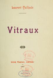 Cover of: Vitraux