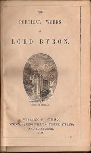 Cover of: The poetical works of Lord Byron by [with a Life of Lord Byron, by Alexander Leighton]