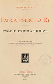 Cover of: Patria, esercito re: pagine del risorgimento italiano