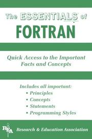 Cover of: The ESSENTIALS of FORTRAN