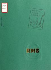 Cover of: Rmb by R. M. Bradley and Co., Inc