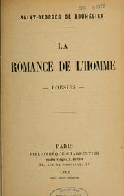 Cover of: La romance de l'homme: poésies