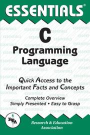 Cover of: The essentials of C programming language