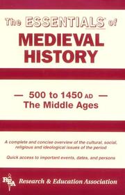 Cover of: Essentials of Medieval History, 500-1450 Ad: 500 To 1450 Ad, the Middle Ages (Essentials)