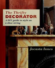 Cover of: The thrifty decorator by Jocasta Innes
