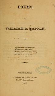 Cover of: Poems by Tappan, William B.