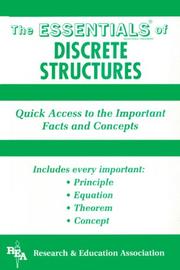 Cover of: The Essentials of Discrete Structures (Essentials)