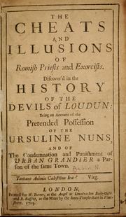 Cover of: The cheats and illusions of Romish priests and exorcists by Aubin