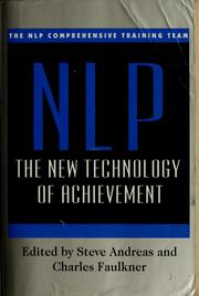 Cover of: NLP by Steve Andreas
