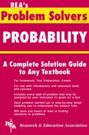 Cover of: The probability problem solver by Vance Berger, Vance Berger