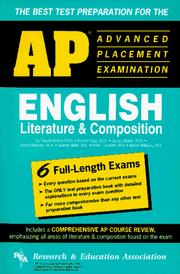 Cover of: AP English Literature & Composition (REA) - The Best Test Prep for the AP Exam