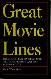 Cover of: Great movie lines