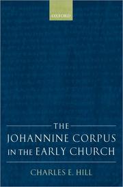 Cover of: The Johannine Corpus in the Early Church by 