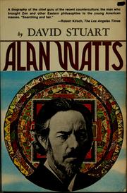 Cover of: Alan Watts by David Stuart