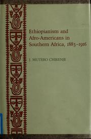Cover of: Ethiopianism and Afro-Americans in southern Africa, 1883-1916
