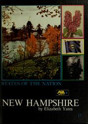 Cover of: New Hampshire. by Elizabeth Yates