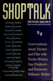 Cover of: Shoptalk by Brown, Dennis