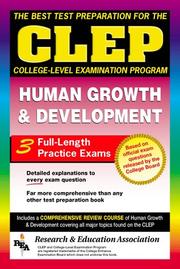Cover of: The best test preparation for the CLEP college-level examination program human growth & development