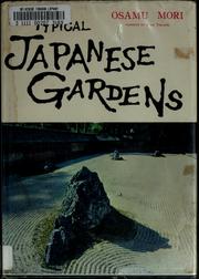 Cover of: Typical Japanese gardens.