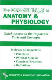 Cover of: The ESSENTIALS of anatomy & physiology