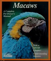 Cover of: Macaws by Roger G. Sweeney