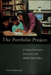 Cover of: The Portfolio Project by Terry Underwood, Terry Underwood