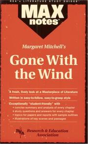 Cover of: Gone with the Wind (MAXNotes Literature Guides) (MAXnotes)