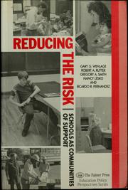 Cover of: Reducing the risk: schools as communities of support