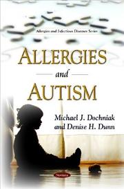 Cover of: Allergies and autism
