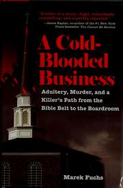 Cover of: A cold-blooded business | Marek Fuchs
