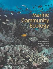 Cover of: Marine Community Ecology