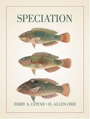 Cover of: Speciation