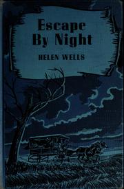 Cover of: Escape by night: a story of the underground railway