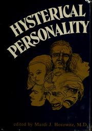 Cover of: Hysterical personality