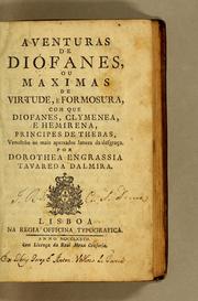 Cover of: Aventuras de Diófanes, ou maximas de virtude, e formosura, com que Diofanes, Clymenea, e Hermirena, principes de Thebas, vencêrão os mais apertados lances da desgraça