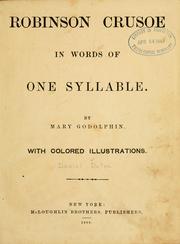Cover of: Robinson Crusoe in words of one syllable