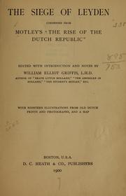 Cover of: The siege of Leyden